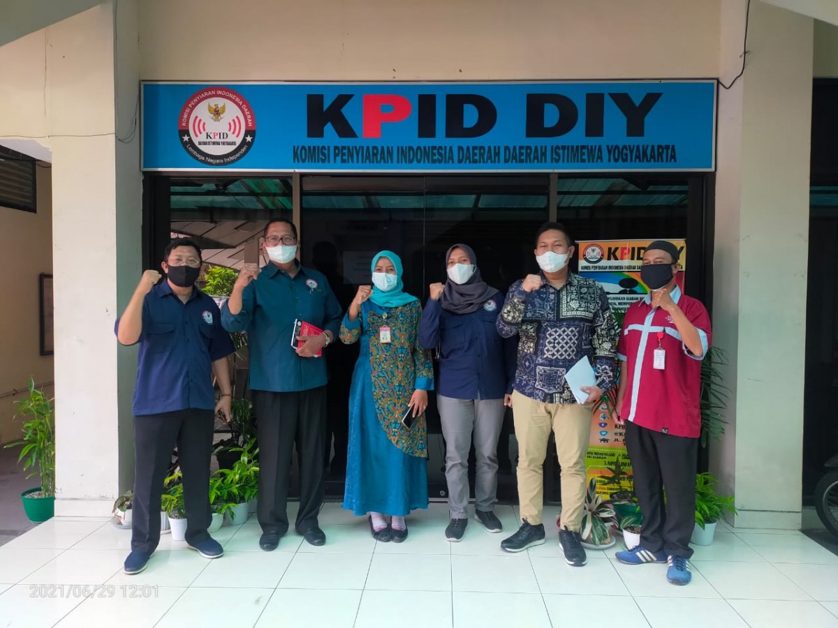 Sambangi KPID DIY, KPID Kaltim Studi Banding Perda Penyiaran